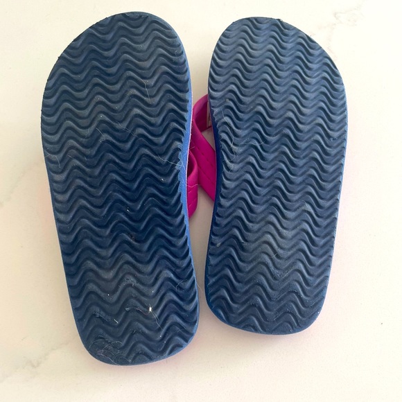 Girl Sandal Flip Flops Unicorn size 11-12 - Picture 6 of 8